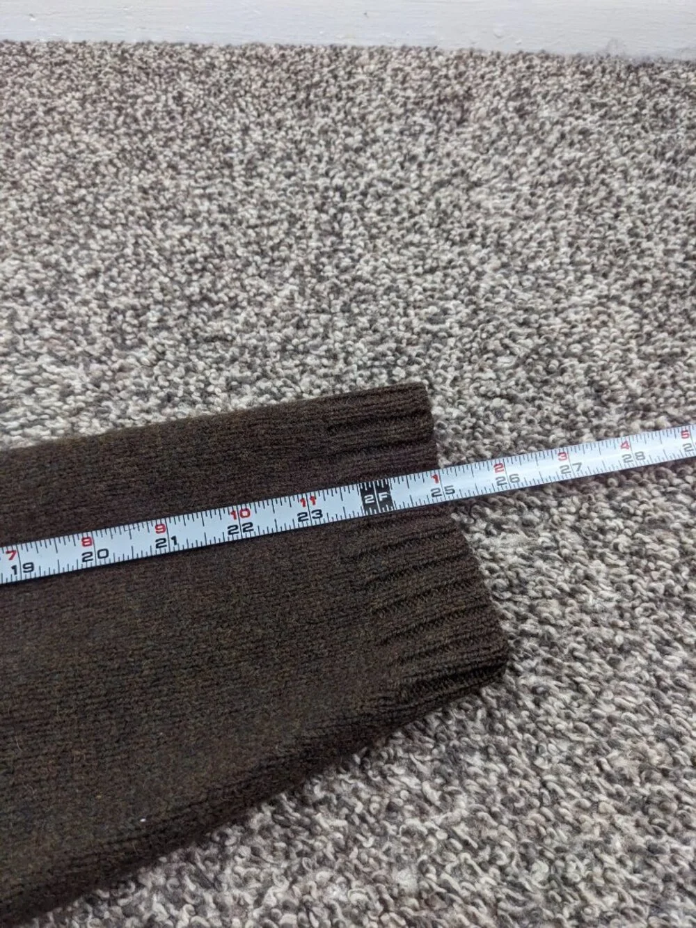 Vintage J Crew Sweater Shetland Wool Crewneck Pullover Brown Mens XL